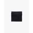 Il Bisonte C0455 Vintage Cowhide Leather Wallet Black Front