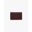 Il Bisonte C0470 Vintage Cowhide Leather Card Case Brown Front 