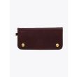 Il Bisonte C0486 Vintage Cowhide Leather Chain-Wallet Brown Front