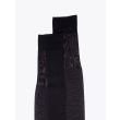 Gallo Plain Cotton Long Socks Black - E35 SHOP