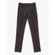 Giab's Archivio Cocktail Trousers Wool Check Brown - E35 SHOP