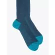 Gallo Long Socks Twin Ribbed Cotton Turquoise - E35 SHOP