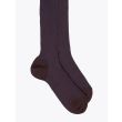 Gallo Long Socks Twin Ribbed Cotton Brown / Blue - E35 SHOP
