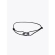 Barbara Zuna-Kratky Pearly Circle Silver Blackened Ring 15 Cord Bracelet Black - E35 SHOP