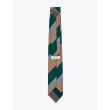 Salvatore Piccolo Striped Wool/Silk Green Tie - E35 SHOP