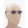 Kuboraum Mask H45 Frameless Sunglasses Black with mannequin three-quarter right view