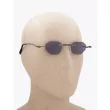 Kuboraum Mask H45 Frameless Sunglasses Black with mannequin three-quarter right view