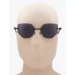 Kuboraum Mask P58 Frameless Cat-Eye Sunglasses Black with mannequin front view