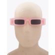 Kuboraum X5 Rectangular-Frame Sunglasses Pink with mannequin front view