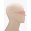Kuboraum X5 Rectangular-Frame Sunglasses Pink with mannequin side view
