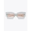Kuboraum Mask X6 Cat-Eye Sunglasses Mint frame with temples folded front view