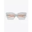 Kuboraum Mask X6 Cat-Eye Sunglasses Mint frame with temples folded front view