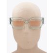Kuboraum Mask X6 Cat-Eye Sunglasses Mint with mannequin front view