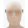 Kuboraum Mask X6 Cat-Eye Sunglasses Mint with mannequin front view