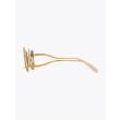 Masahiromaruyama Erase MM-0032 No.3 Sunglasses White / Gold Side View Three-quarter