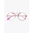 Masahiromaruyama Twist MM-0037 No.4 Optical Glasses Gold / Red Front View