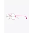 Masahiromaruyama Twist MM-0037 No.4 Optical Glasses Gold / Red Front View Three-quarter