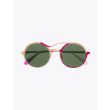 Masahiromaruyama Twist MM-0037 No.4 Sunglasses Gold / Red Front View