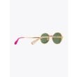 Masahiromaruyama Twist MM-0038 No.4 Sunglasses Gold / Red Back View Three-quarter