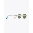 Masahiromaruyama Twist MM-0039 No.4 Sunglasses Gold / Green Back View Three-quarter