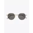 Masahiromaruyama Twist MM-0039 No.5 Sunglasses Gold / Silver Front View