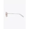 Masahiromaruyama Twist MM-0039 No.5 Sunglasses Gold / Silver Side View 