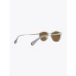 Masahiromaruyama Monocle MM-0055 No.3 Sunglasses Clear Gray / Silver Three-quarter Back View