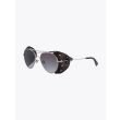 Northern Lights NL 22 Sunglasses Aviator Matte Silver / Green Gradinet Front Three-quarter 1
