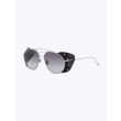 Northern Lights NL 23 Sunglasses Aviator Silver / Green Gradinet Front Three-quarter 1