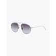 Northern Lights NL 23 Sunglasses Aviator Silver / Green Gradinet Front Three-quarter 2