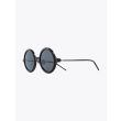 Pawaka Duaenam 26 Round-Frame Sunglasses Black Three-quarters View