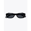 Pawaka Enambelas 16 Cat-Eye Sunglasses Matte Black Front View