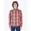 Pedaled Christopher Pedalling Hooded Shirt Red Check Full View 