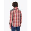 Pedaled Christopher Pedalling Hooded Shirt Red Check Left Rear Quarter