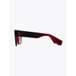 Robert La Roche + Christoph Rumpf Midnight Squared Optical Glasses Crystal Ruby Red Inside View