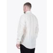 Salvatore Piccolo Cotton Dress Shirt Striped Ecru Left Rear Quarter