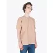 Salvatore Piccolo Henley T-Shirt Brown Front Three-quarters