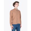 Salvatore Piccolo Shirt Jacket Harrington Brown Front Three-quarters
