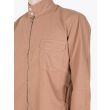 Salvatore Piccolo Shirt Jacket Harrington Brown Fabric Details