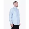 Salvatore Piccolo Slim Fit Collar PC-Open Cotton Oxford 120 Shirt Light Blue Front Three-quarter