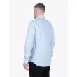 Salvatore Piccolo Slim Fit Collar PC-Open Cotton Oxford 120 Shirt Light Blue Back Three-quarter