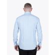 Salvatore Piccolo Slim Fit Collar PC-Open Cotton Oxford 120 Shirt Light Blue Back