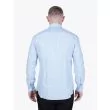 Salvatore Piccolo Slim Fit Collar PC-Open Cotton Oxford 120 Shirt Light Blue Back