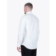 Salvatore Piccolo Slim Fit Collar PC-Open Cotton Oxford 120 Shirt White Back Three-quarter