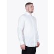 Salvatore Piccolo Slim Fit Collar PC-Open Cotton Poplin Shirt White Stone Front Three-quarter