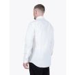 Salvatore Piccolo Slim Fit Collar PC-Open Cotton Poplin Shirt White Stone Back Three-quarter