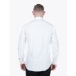 Salvatore Piccolo Slim Fit Collar PC-Open Cotton Poplin Shirt White Stone Back