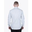 Salvatore Piccolo Slim Fit Collar PC-Open Striped Blue Cotton Oxford Shirt White Back