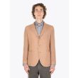 Salvatore Piccolo Unstructured Varenne Wool Blazer Sand Full Vieu