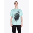 Stone Island Shadow Project 20510 Jersey Mako Printed Short Sleeve T-shirt Aqua 1